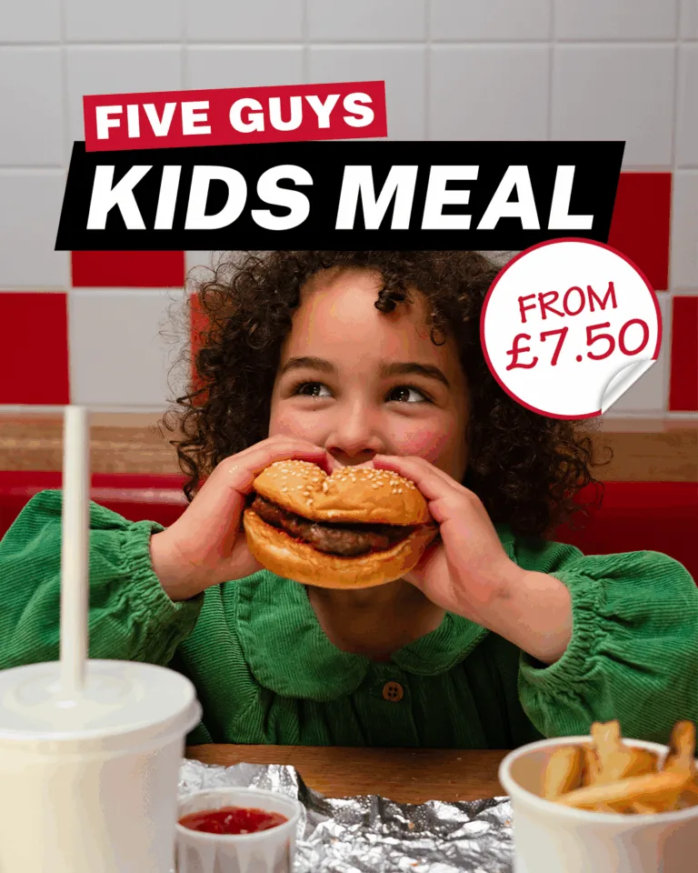 Food from the Five Guys menu