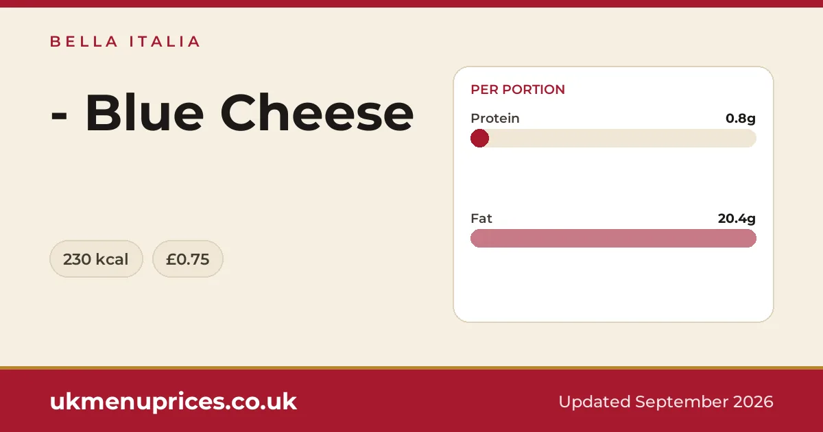 Bella Italia - Blue Cheese