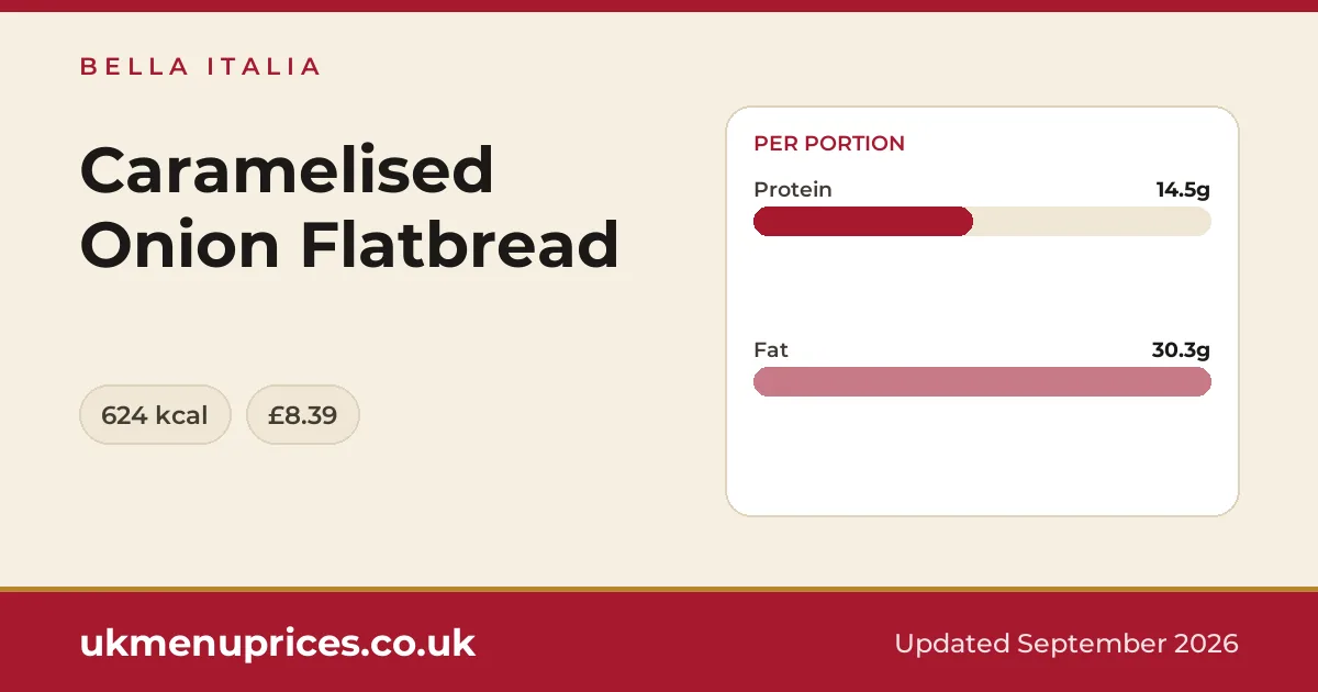 Bella Italia Caramelised Onion Flatbread