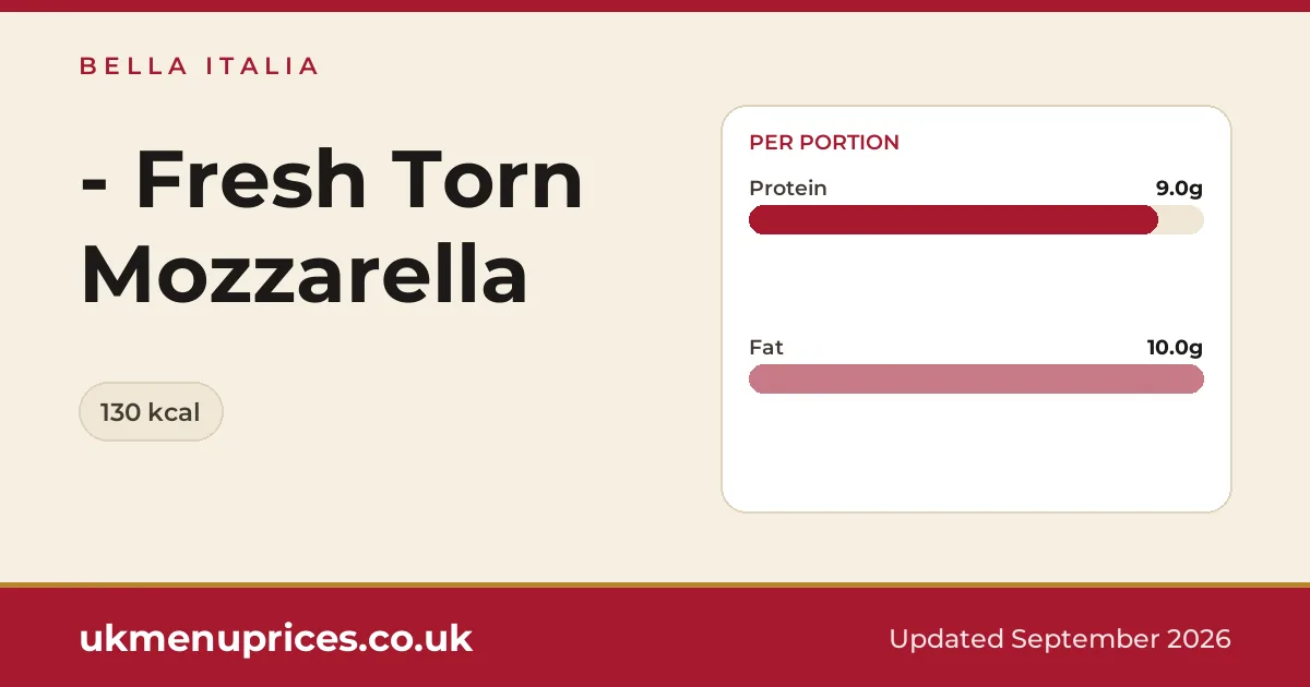 Bella Italia - Fresh Torn Mozzarella