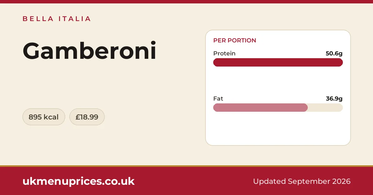 Bella Italia Gamberoni