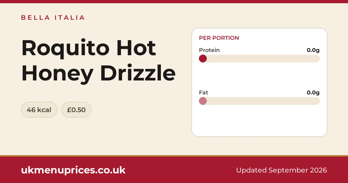 Bella Italia Roquito Hot Honey Drizzle
