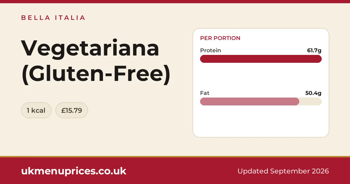Bella Italia Vegetariana (Gluten-Free)