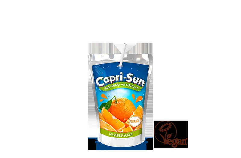 Capri Sun Orange Juice at Burger King