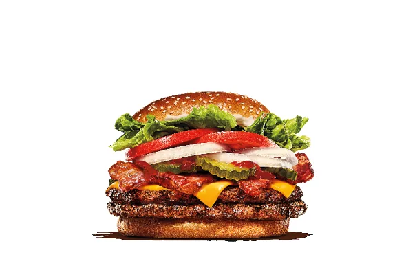 Double Whopper with Bacon and Cheese at Burger King