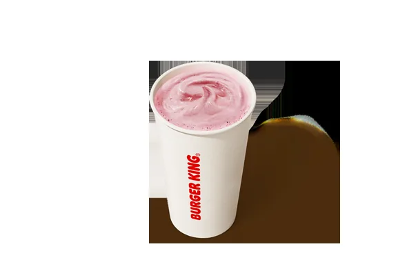 Large Strawberry Milkshake at Burger King