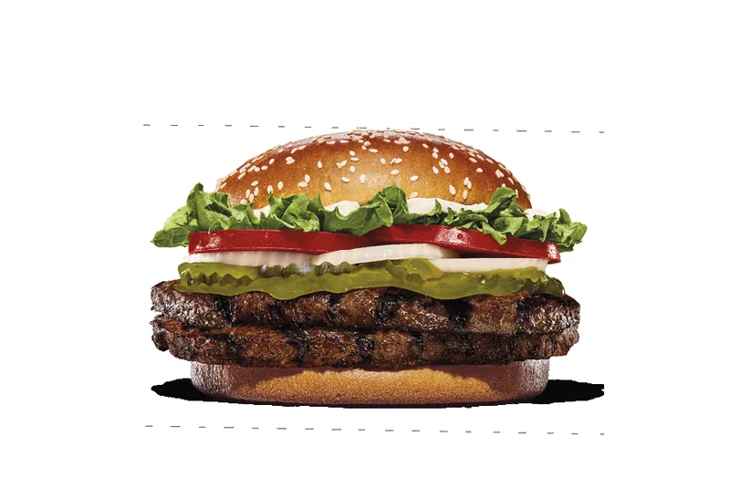 Mandalorian Plant-Based Double Whopper at Burger King