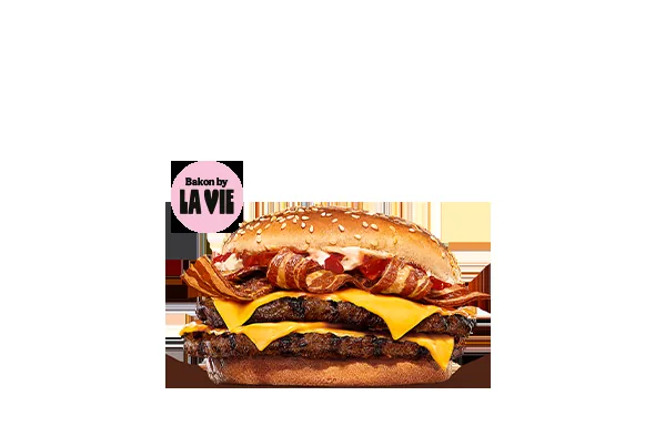 Plant-based Bakon King Double at Burger King