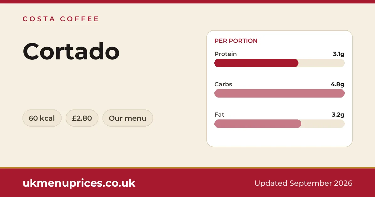 Costa Coffee Cortado