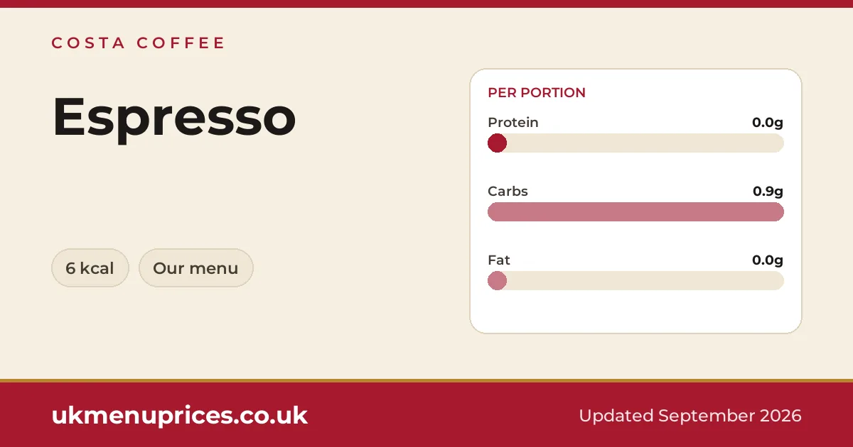 Costa Coffee Espresso