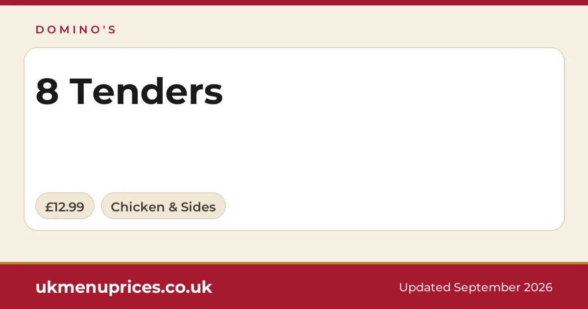 Domino's 8 Tenders
