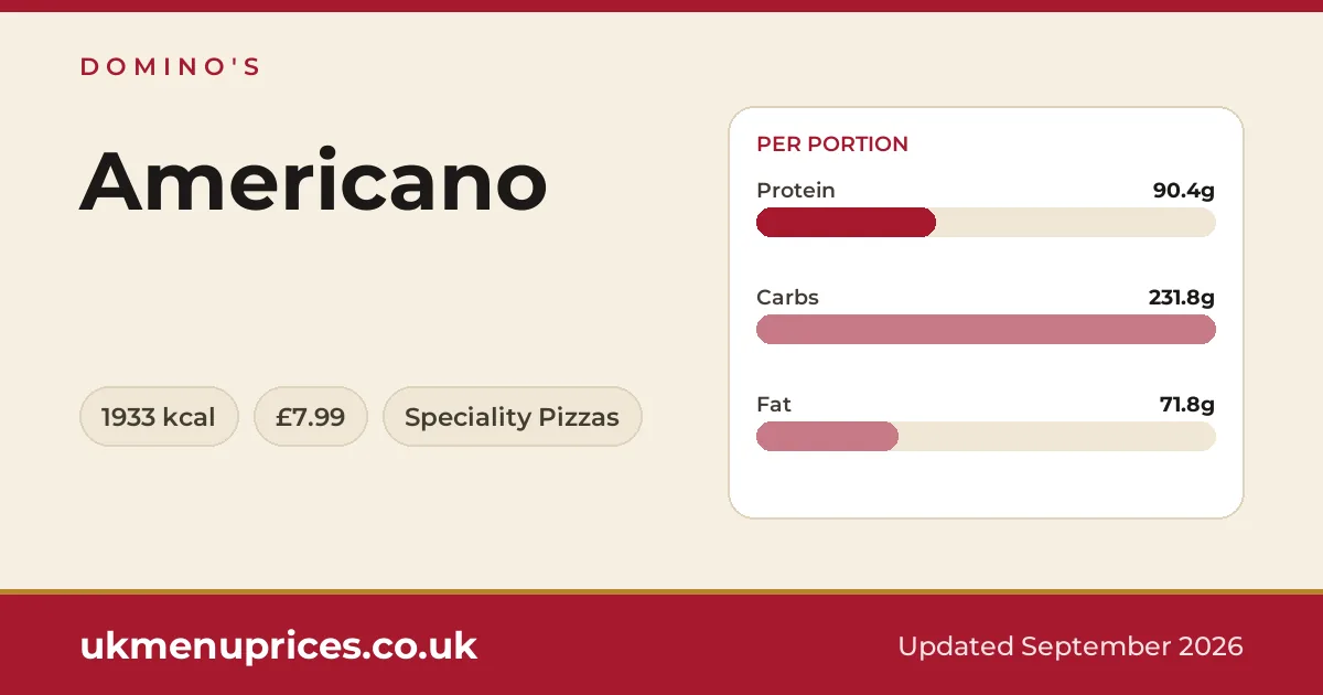 Domino's Americano