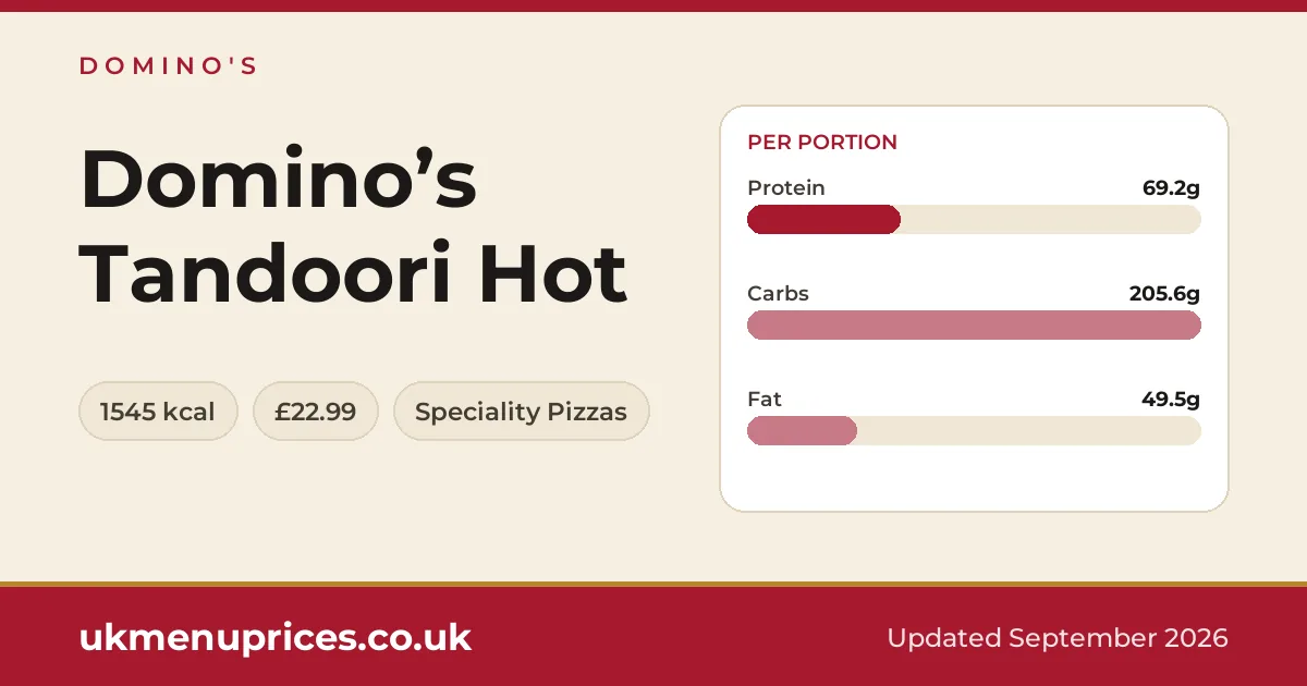 Domino's Domino’s Tandoori Hot