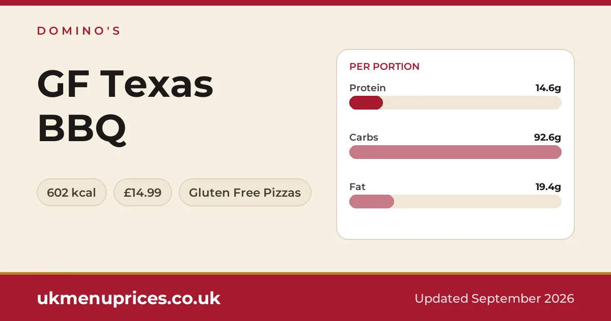 Domino's GF Texas BBQ