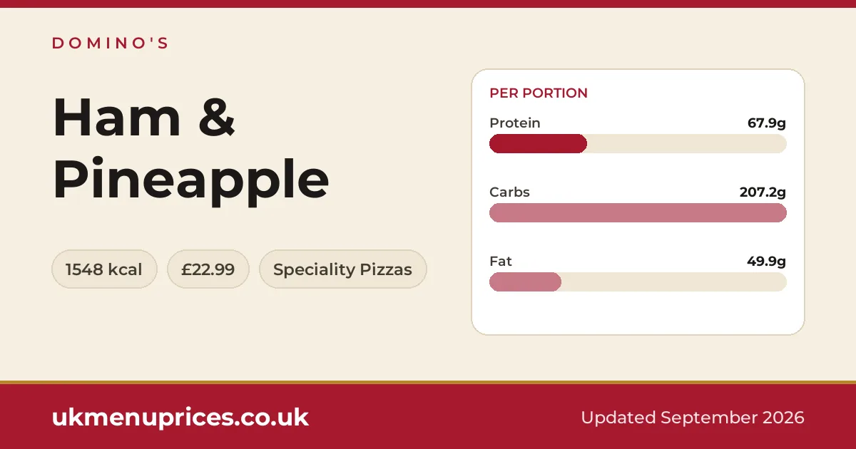 Domino's Ham & Pineapple