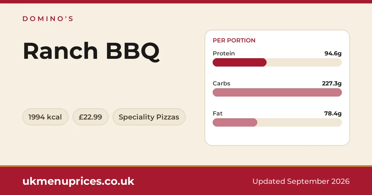 Domino's Ranch BBQ