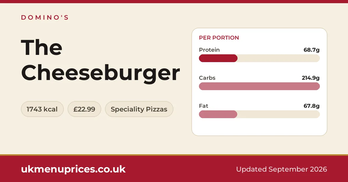 Domino's The Cheeseburger