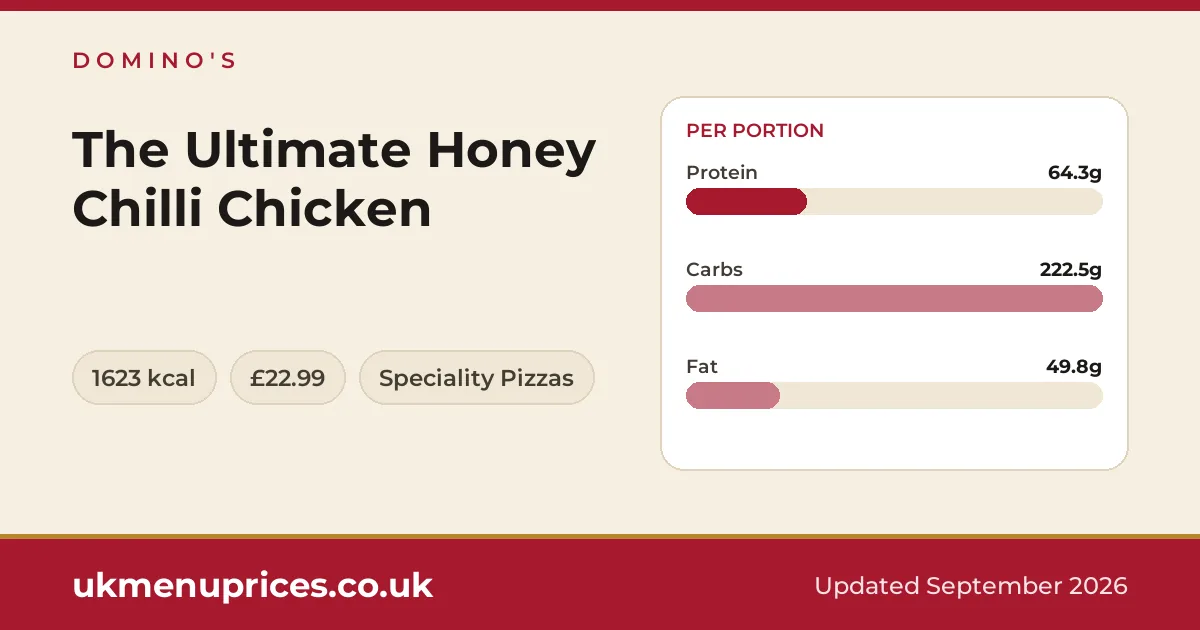 Domino's The Ultimate Honey Chilli Chicken