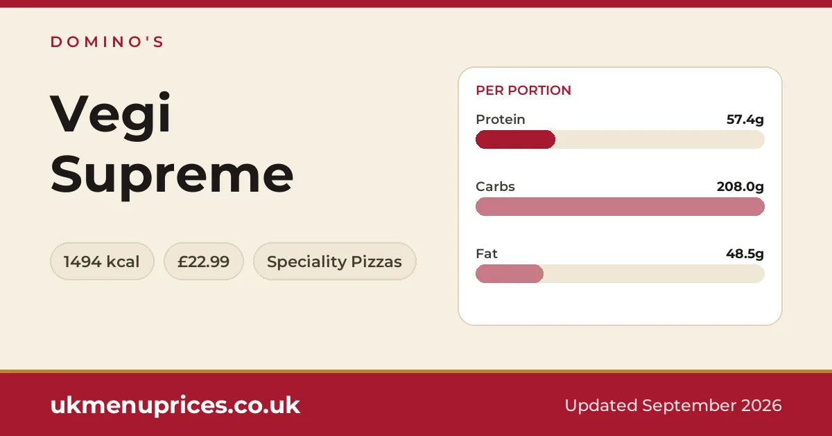 Domino's Vegi Supreme