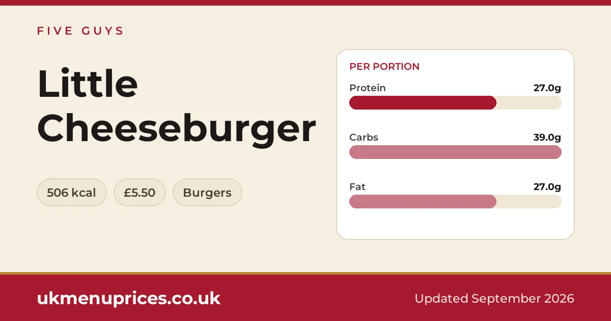 Five Guys Little Cheeseburger