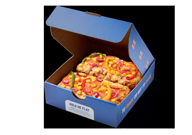 2 Slice Veggie Feast Pizza Box at Greggs