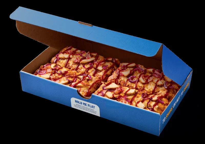 4 Slice BBQ Chicken & Bacon Pizza Box (New Recipe) at Greggs