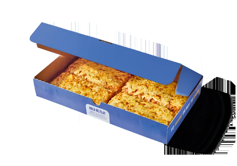 4 Slice Margherita Pizza Box at Greggs