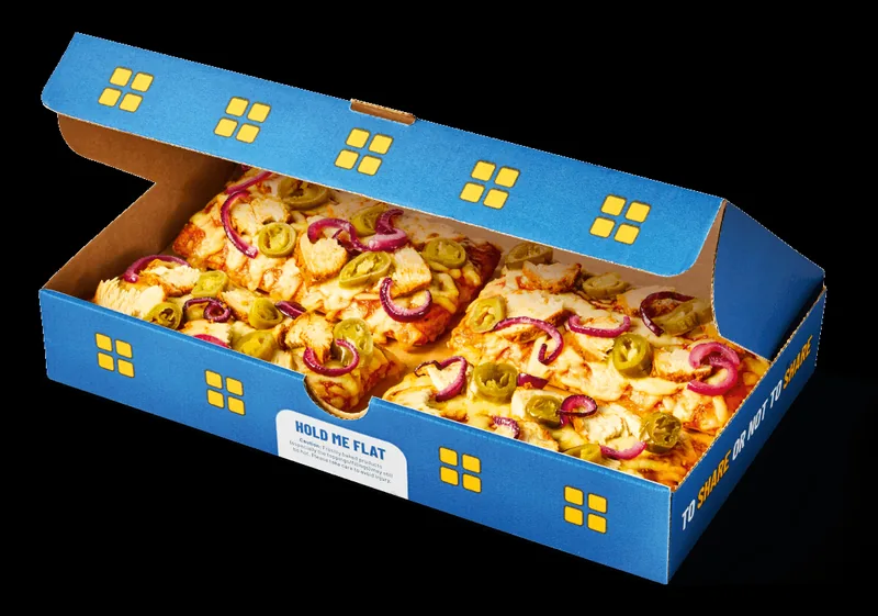 4 Slice Spicy Chicken Pizza Box at Greggs