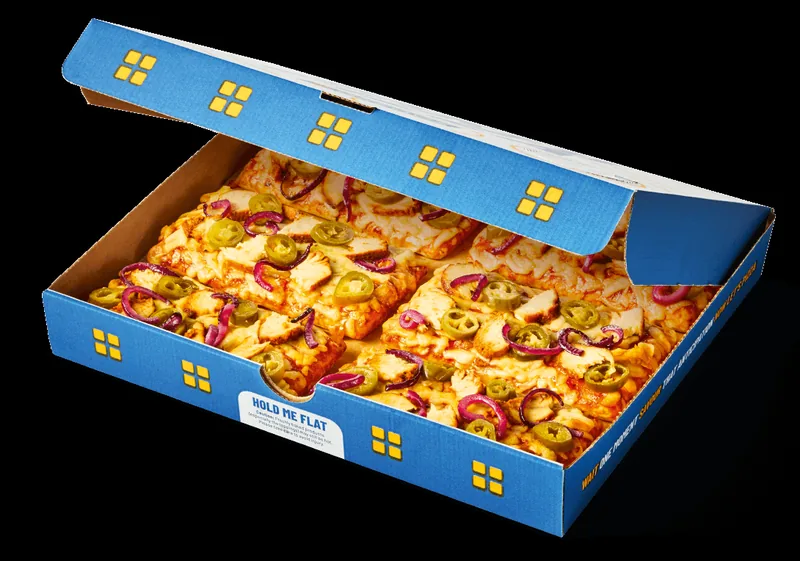 6 Slice Spicy Chicken Pizza Box at Greggs
