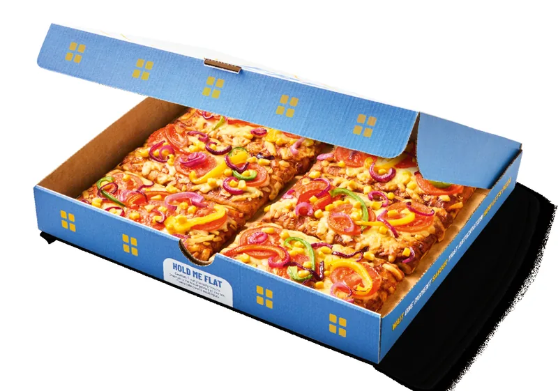 6 Slice Veggie Feast Pizza Box at Greggs