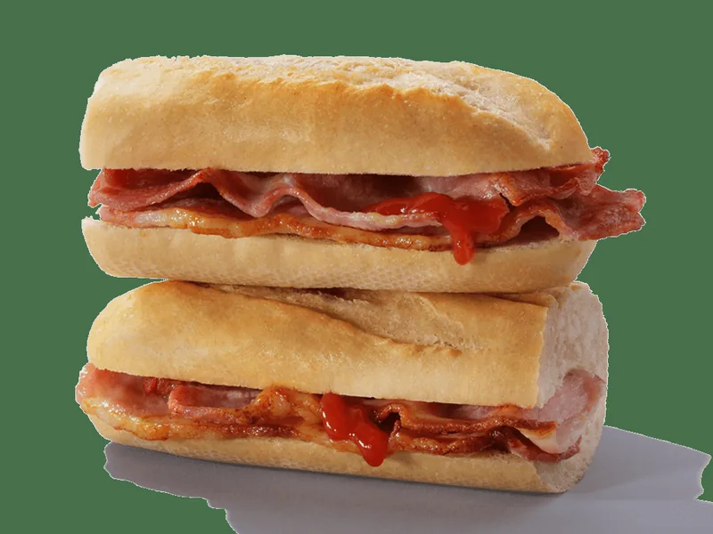 Bacon Breakfast Baguette at Greggs