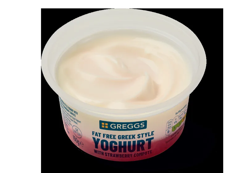 Fat Free Greek Style Yoghurt with Strawberry Compote at Greggs