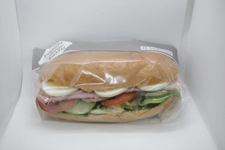 Honey Roast Ham and Egg Salad Roll at Greggs