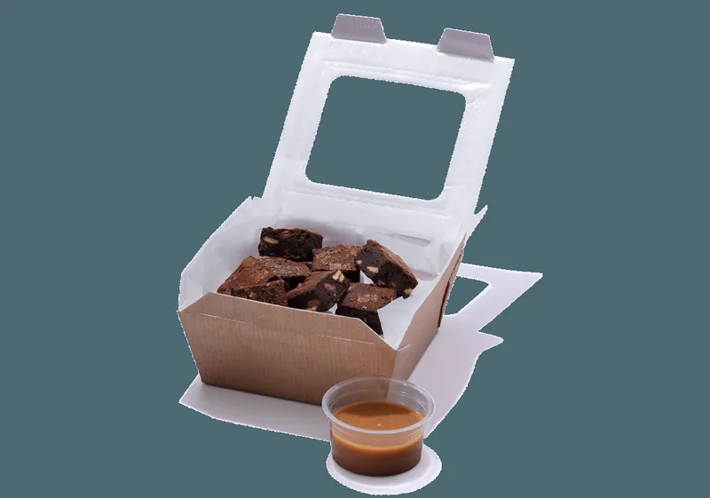 Hot Chocolate Brownies at Greggs