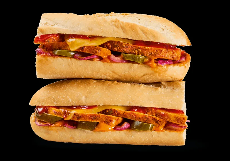 Hot Mexican Chicken Baguette at Greggs