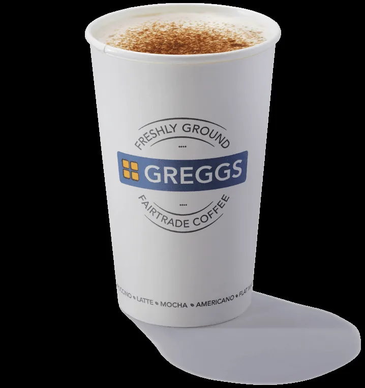 Large Cappuccino at Greggs
