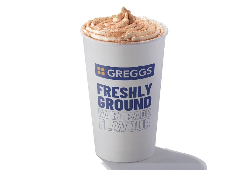 Large Caramel Latte at Greggs