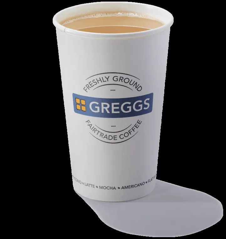 Large Tea at Greggs