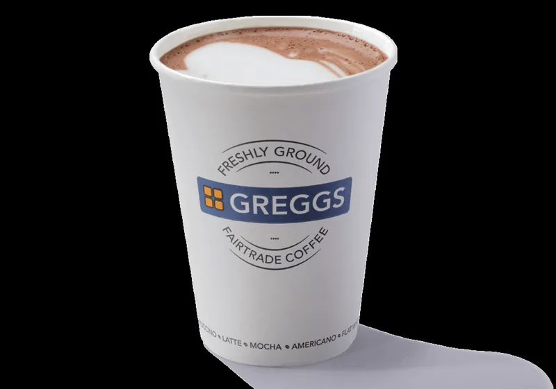 Regular Hot Chocolate at Greggs