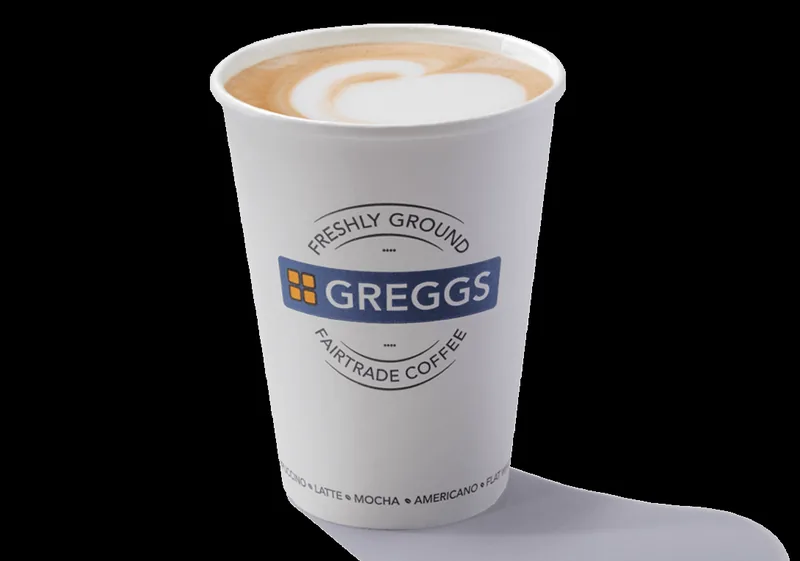 Regular Latte at Greggs