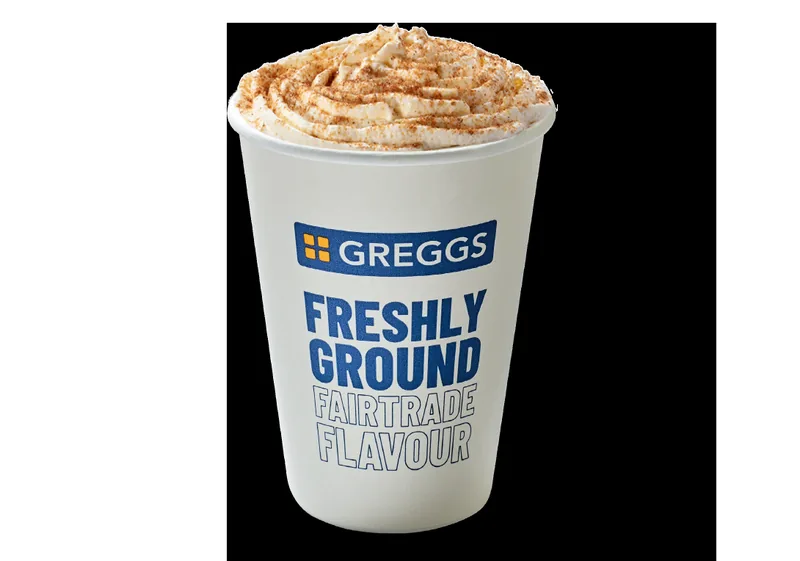Regular Pumpkin Spice Latte with Salted Caramel Drizzle(New Recipe) at Greggs