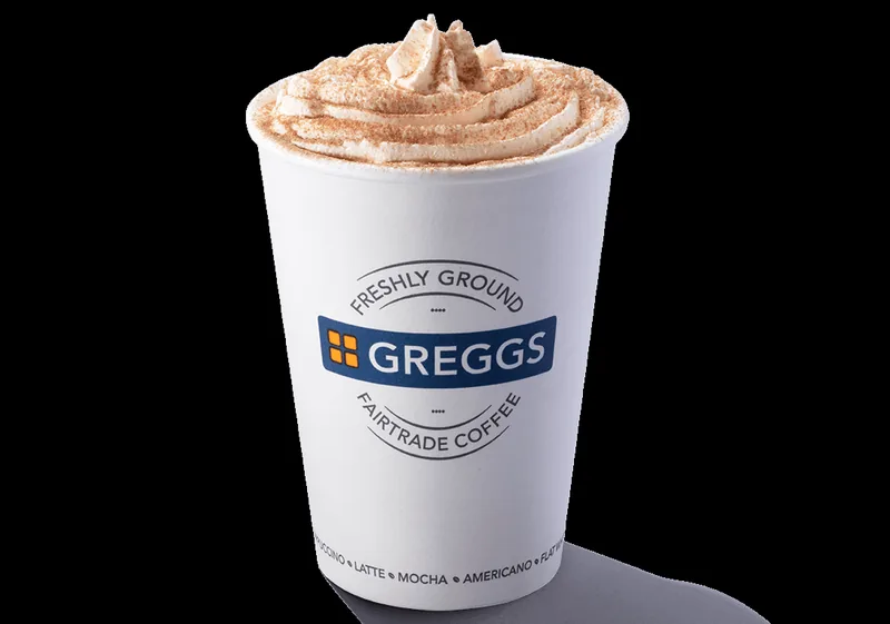 Regular Vanilla Latte at Greggs