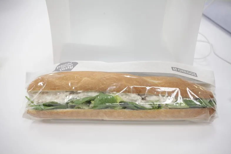 Roast Chicken Mayonnaise Baguette at Greggs
