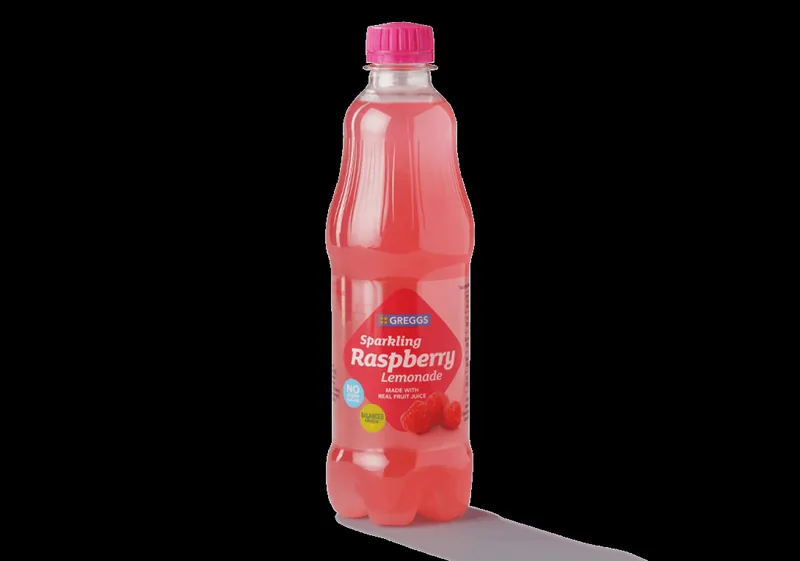 Sparkling Raspberry Lemonade at Greggs