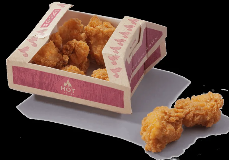 Spicy BBQ Chicken Bites at Greggs