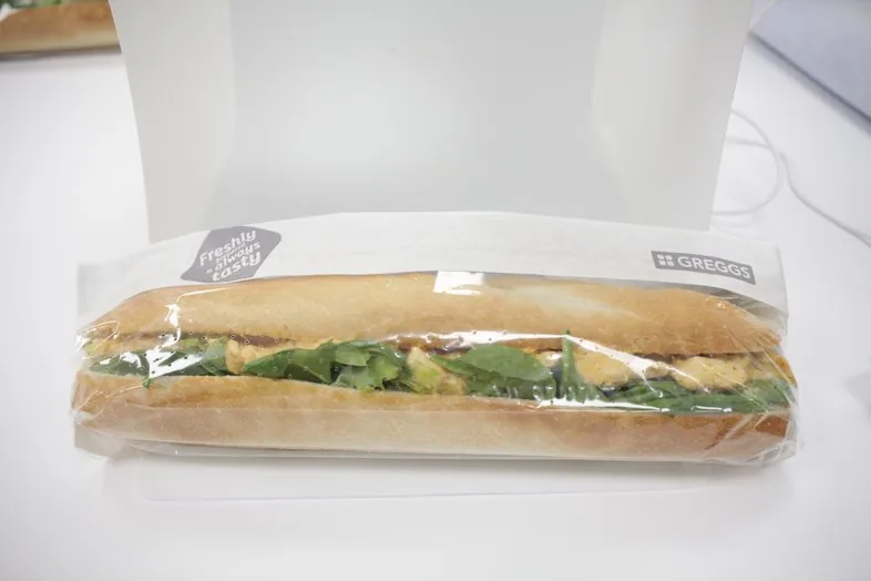 Tandoori Chicken Baguette at Greggs