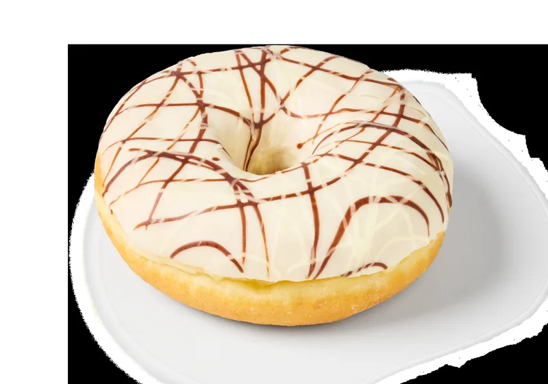 Vanilla Custard Cream Doughnut at Greggs