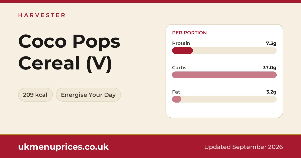 Harvester Coco Pops Cereal (V)