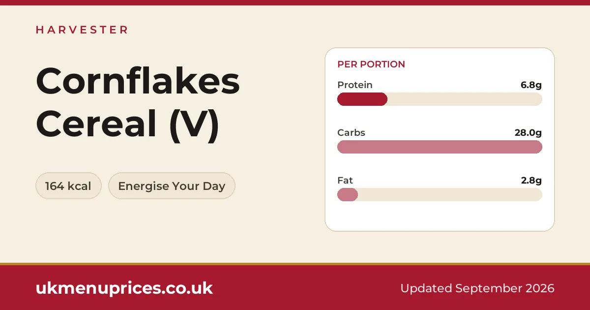 Harvester Cornflakes Cereal (V)