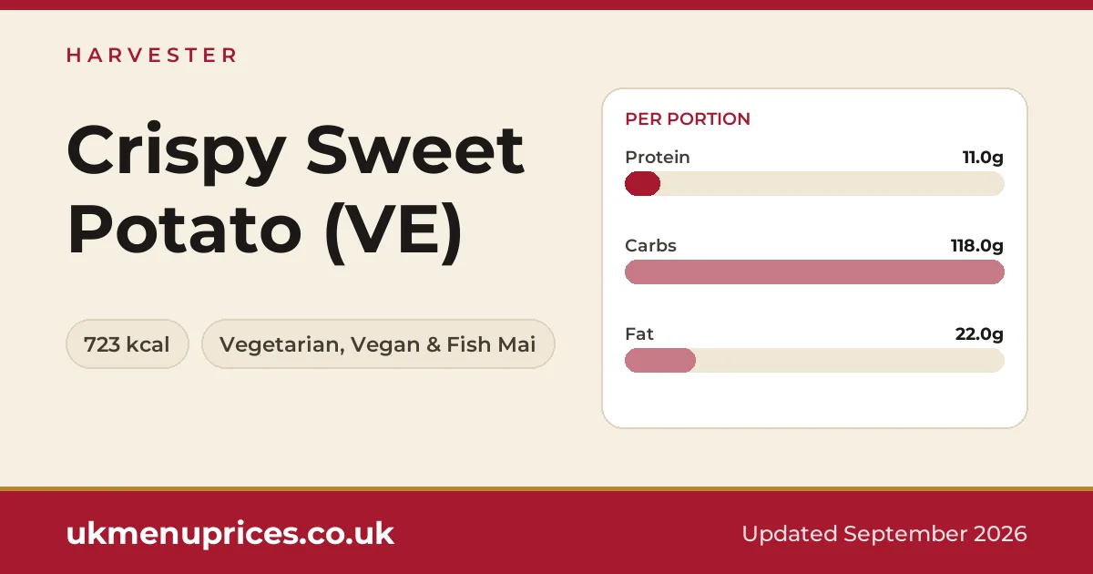 Harvester Crispy Sweet Potato (VE)